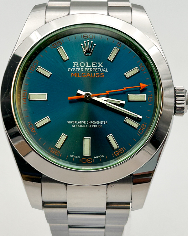 2019 Rolex Milgauss Oystersteel Blue Dial (116400GV)