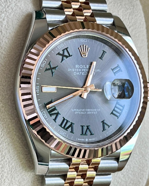 2022 Rolex Datejust 41 Two-Tone Wimbledon Dial (126331)