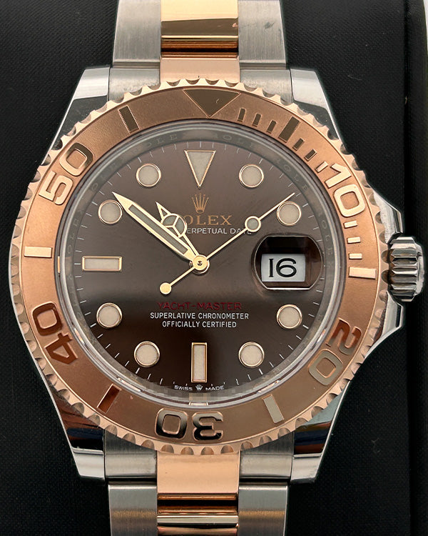 2022 Rolex Yacht-Master 40 Everose Gold/Oystersteel Chocolate Dial (126621)