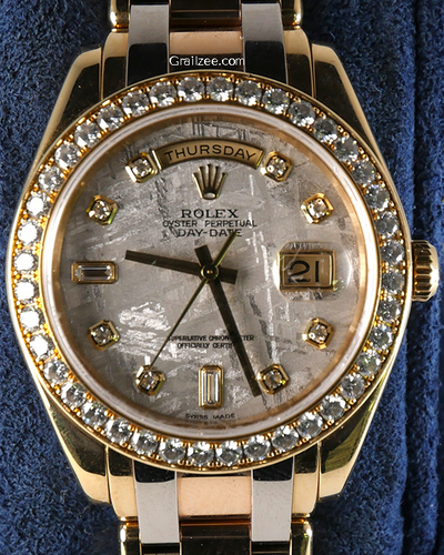 2006 Rolex Day-Date 39MM Meteorite Dial Tridor Bracelet (18948)