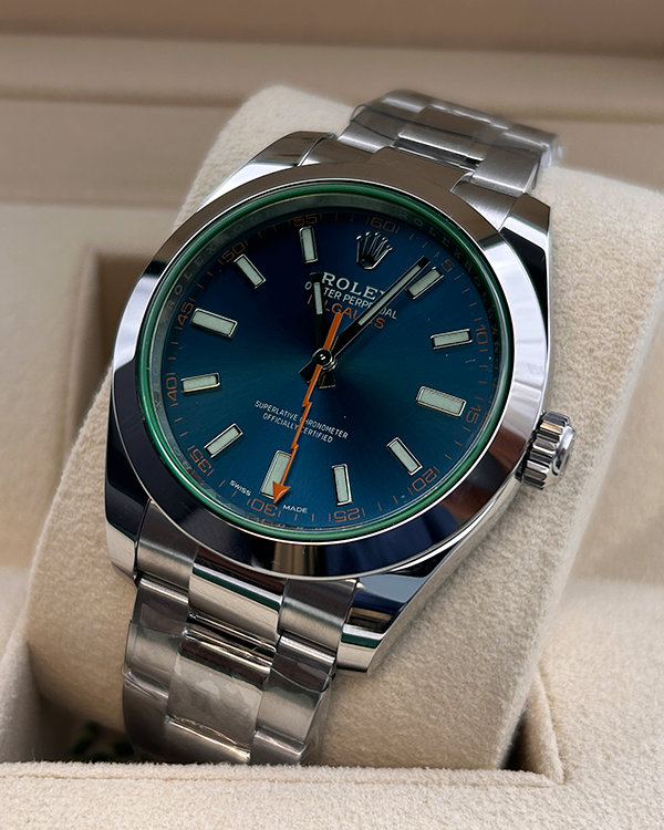 2023 Rolex Milgauss Oystersteel Blue Dial (116400GV)