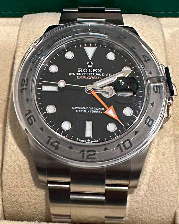 2023 Rolex Explorer II Oyster Bracelet Black Dial (226570)