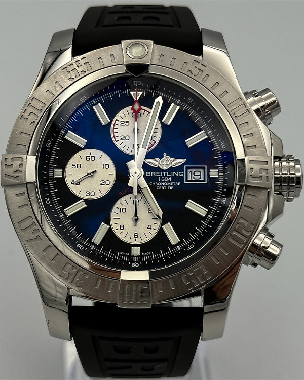 2018 Breitling Super Avenger II Stainless-Steel Black Dial (A1337111/BC29/154S)