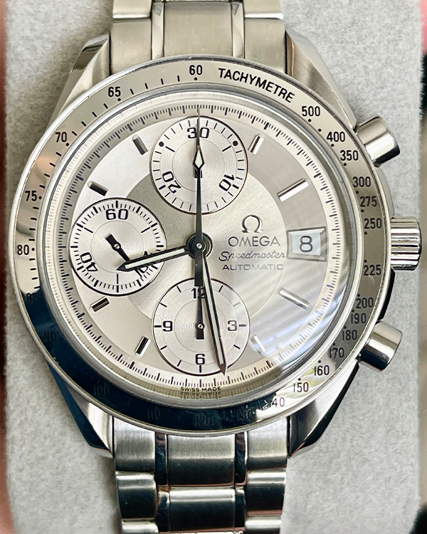 Omega Speedmaster Date 39MM Silver Dial Steel Bracelet (3513.30.00)