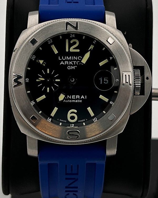 Panerai Luminor Submersible Arktos GMT Black Dial Mike Horn Limited Edition (PAM00186)