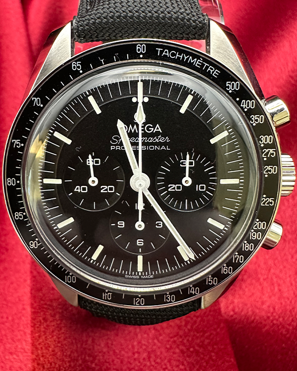 2023 Omega Speedmaster Moonwatch Professional 42MM Black Dial Leather Strap (310.32.42.50.01.001)