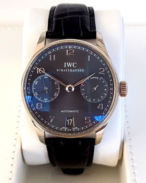 IWC  SCHAFFHAUSEN PORTUGIESER IW500109 NO RESERVE