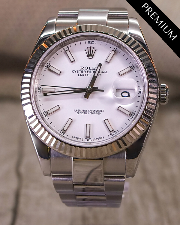 Rolex Datejust 41MM White Dial Oystersteel Bracelet (126334)