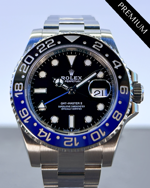 2023 Rolex GMT-Master II "Batman" 40MM Black Dial Oyster Bracelet (126710BLNR)