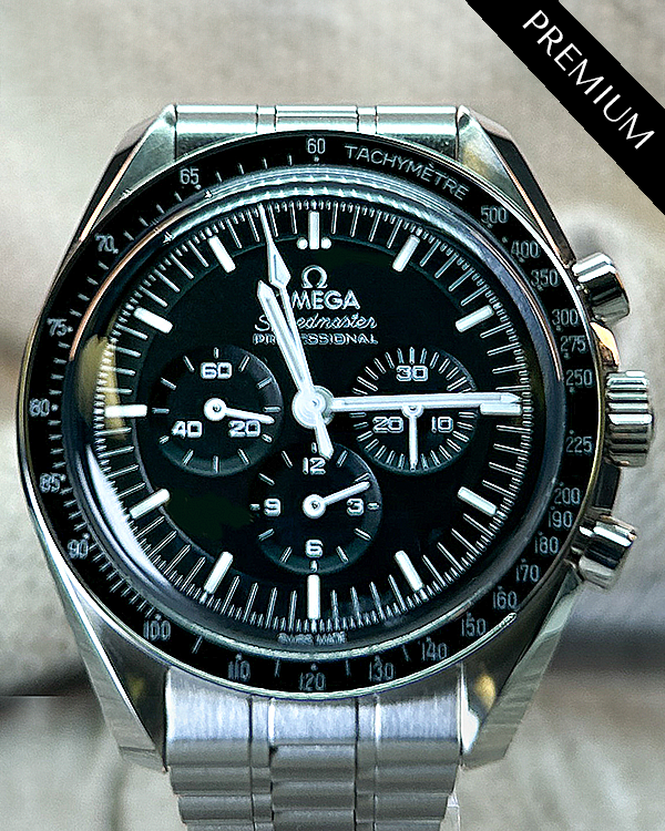 2023 Omega Speedmaster Professional Moonwatch 42MM Black Dial Steel Bracelet (310.30.42.50.01.001)