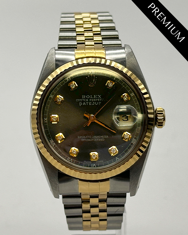 Rolex Datejust 36MM Slate Dial Two-Tone Jubilee Bracelet (16013)