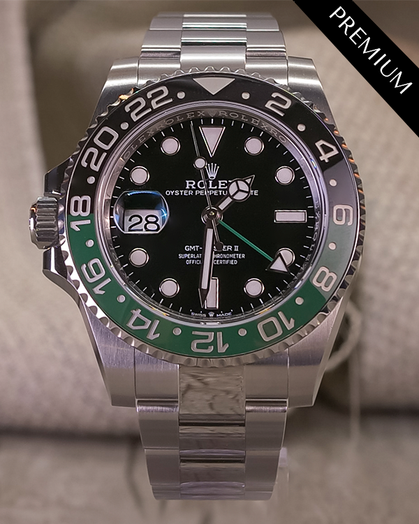 2023 Rolex GMT-Master II "Sprite" 40MM Black Dial Oyster Bracelet (126720VTNR)