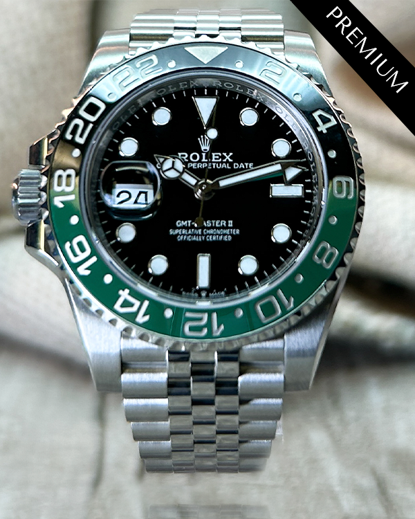 2023 Rolex GMT-Master II "Sprite" 40MM Black Dial Jubilee Bracelet (126720VTNR)