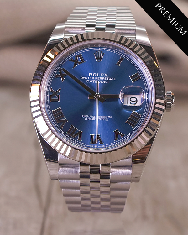 2023 Rolex Datejust 41MM Azzurro Blue Dial Jubilee Bracelet (126334)