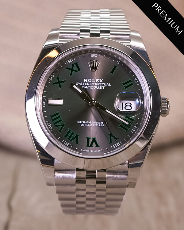 2023 Rolex Datejust "Wimbledon" 41MM Slate Dial Jubilee Bracelet (126300)