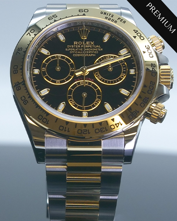 2023 Rolex Cosmograph Daytona 40MM Two-Tone Oystersteel/Yellow Gold Black Dial (116503)