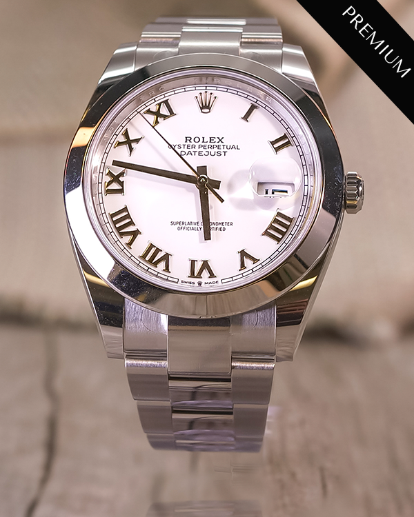 2023 Rolex Datejust 41MM White Dial Oystersteel Bracelet (126300)