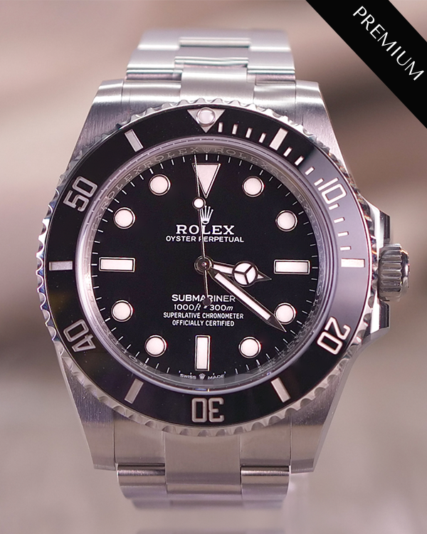 2023 Rolex Submariner No Date 41MM Black Dial Oystersteel Bracelet (124060)