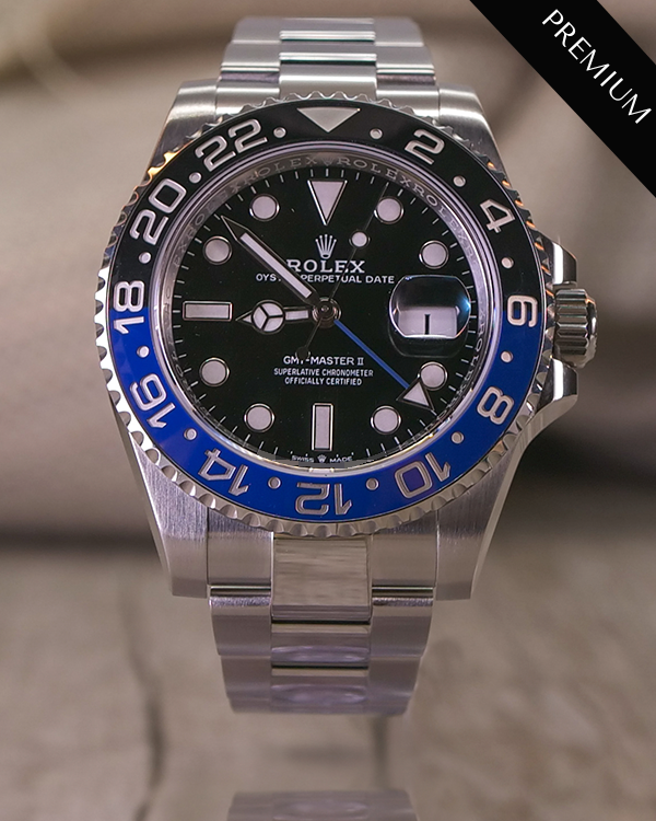 2023 Rolex GMT-Master II "Batman" 40MM Black Dial Oyster Bracelet (126710BLNR)