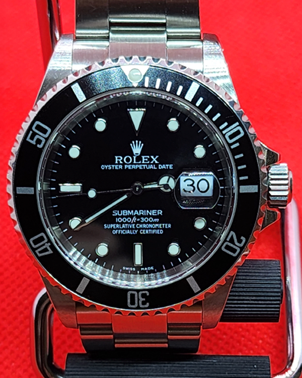 Rolex Submariner Date 40MM Black Dial Steel Bracelet (16610LN)