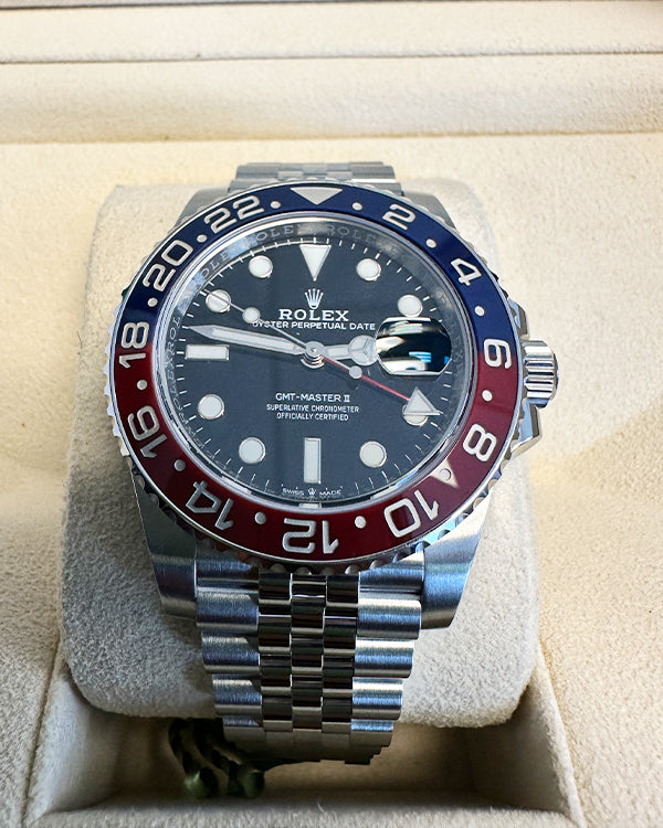 No Reserve - Rolex GMT-Master II Pepsi Jubilee (126710BLRO)