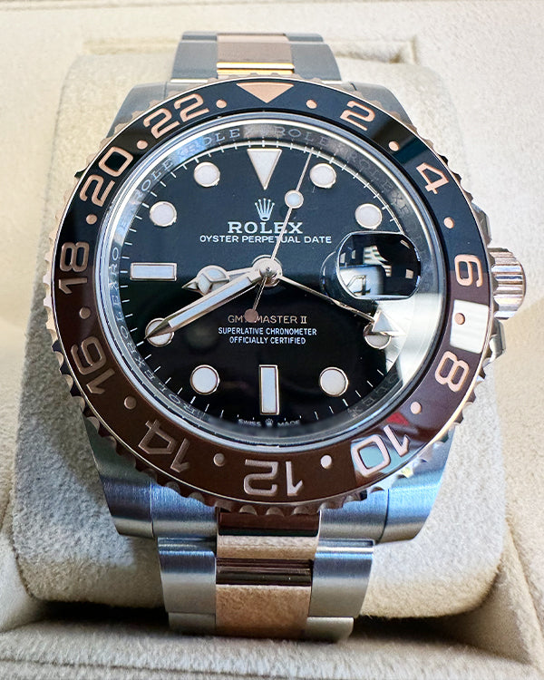 No Reserve - Rolex GMT-Master II Rootbeer with Everose Gold (126711CHNR)