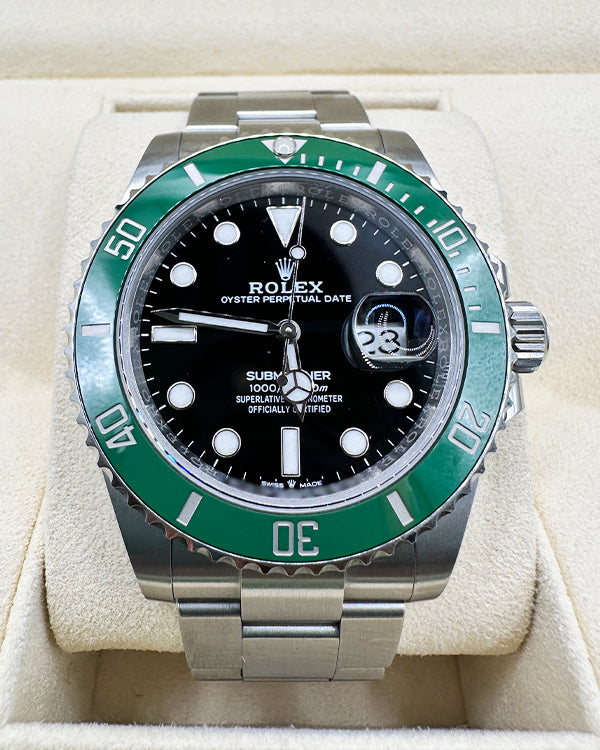 No Reserve - Rolex Submariner Green Dial Starbucks (126610LV)