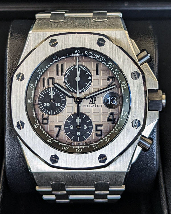 Audemars Piguet Royal Oak Offshore Chronograph Platinum 26470PT.OO.1000PT.01 NO RESERVE