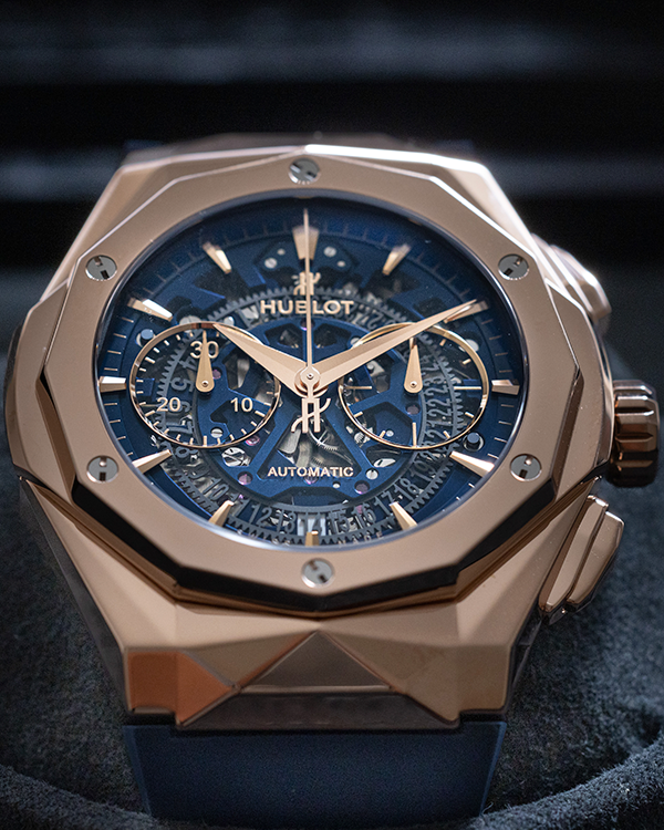 2022 Hublot Clasic Fusion Aerofusion Chronograph Orlinski King Gold Blue Limited Edition 193/200 (525.OX.5180.RX.ORL21)