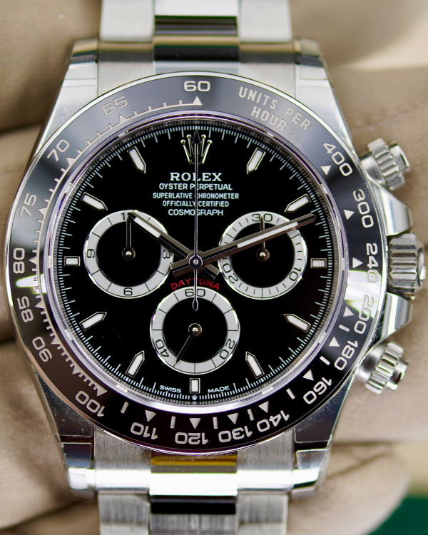 2024 Rolex Cosmograph Daytona 40MM Black Dial Oystersteel Bracelet (126500LN)