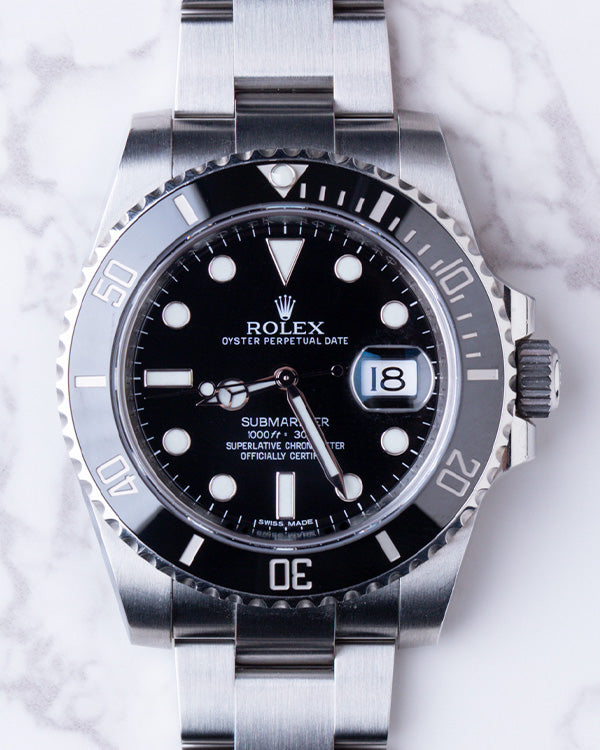 2016 Rolex Submariner Date Black Dial (116610LN)