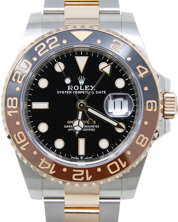 2019 Rolex GMT-Master II "Rootbeer" 40MM Everose Gold and Oystersteel Black Dial (126711CHNR)