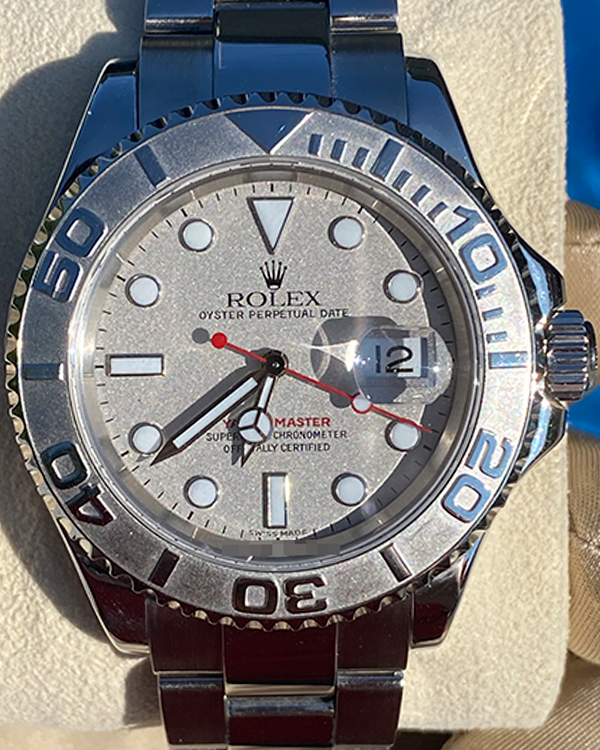 2003 Rolex Yacht-Master 40MM Oyster Bracelet Silver Dial (16622)