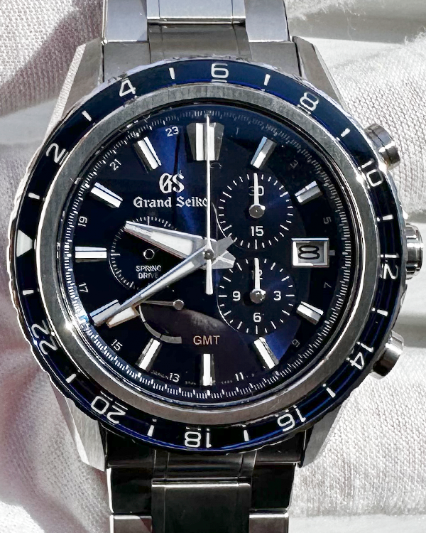 2023 Grand Seiko Evolution 9 45.3MM Blue Dial Titanium Bracelet (SBGC249G)