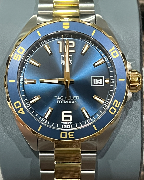 TAG Heuer Formula 1 Quartz 41MM Steel And Yellow Gold Blue Dial (WAZ1120.BB0879)