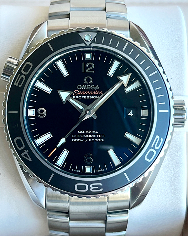 2015 Omega Seamaster Planet Ocean 600M 45.5MM Black Dial Steel Bracelet (232.30.46.21.01.001)