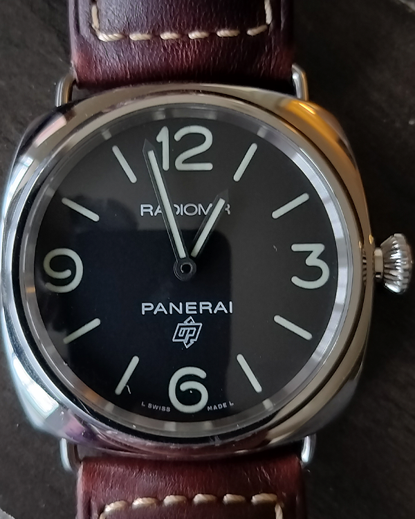 2023 Panerai Radiomir 45MM Black Dial Leather Strap (PAM00753)