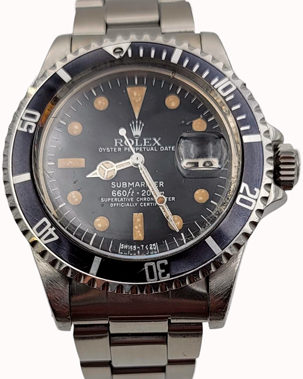 1975 Rolex Submariner Date Vintage 40MM Mark 1 Black Dial Steel Bracelet (1680)