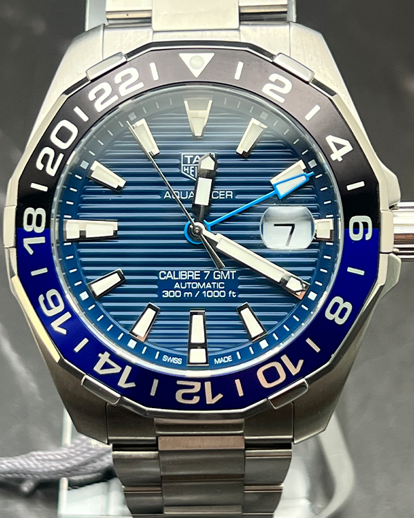 2023 TAG Heuer Aquaracer 300M 43MM Steel Blue Dial (WAY201T.BA0927)