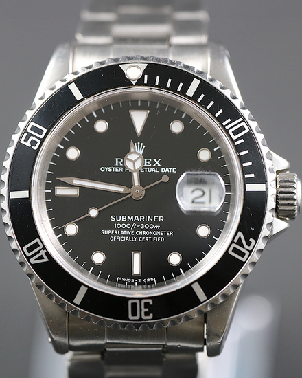 1993 S Serial Rolex Submariner Date 40MM Black Dial Oyster