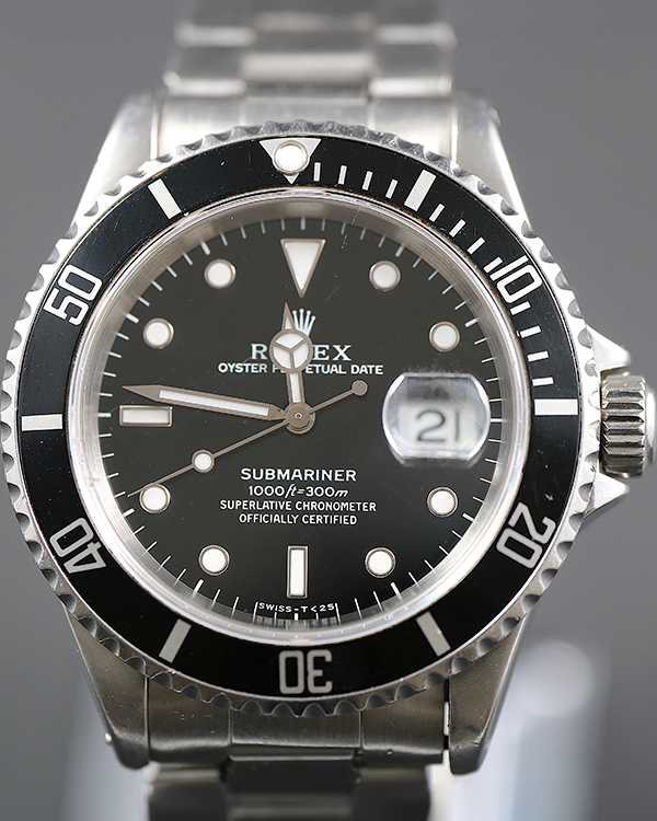 1993 (S Serial) Rolex Submariner Date 40MM Black Dial Oyster Bracelet (16610)