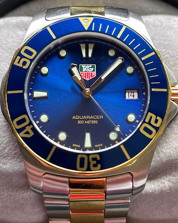 TAG Heuer Aquaracer 300M Gold-Steel Blue (WAB1120.BB0802)