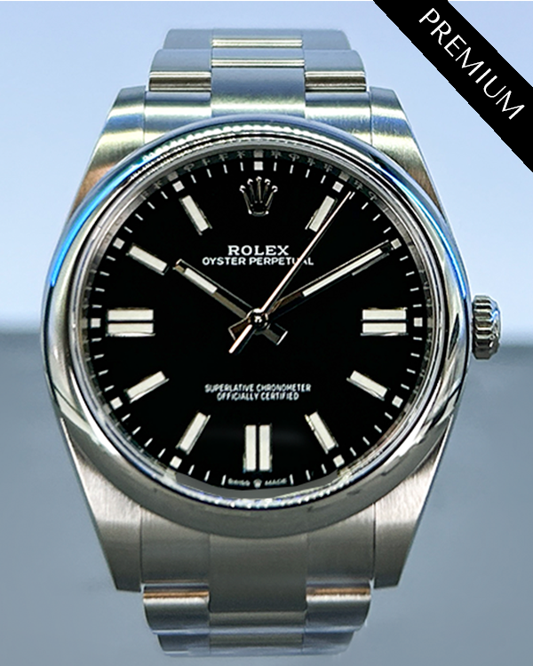 2024 Rolex Oyster Perpetual 41MM Black Dial Oyster Bracelet (124300)