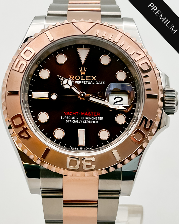 2023 Rolex Yacht-Master 40 Oystersteel Everose Gold Chocolate Dial (126621)