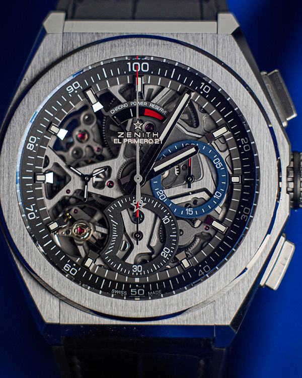 2017 Zenith Defy El Primero 44MM Skeleton Dial Rubber Strap (95.9000.9004/78.R582)