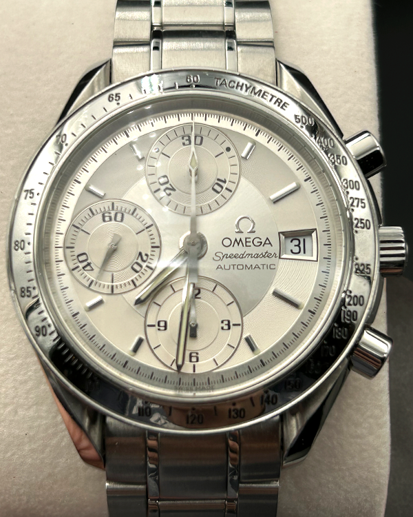 Omega Speedmaster Date 39MM Silver Dial Steel Bracelet (3513.30.00)