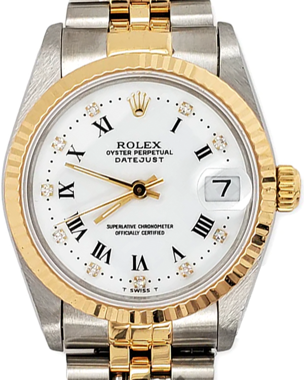 Rolex Datejust 31MM White Dial Two-Tone Jubilee Bracelet (68273)