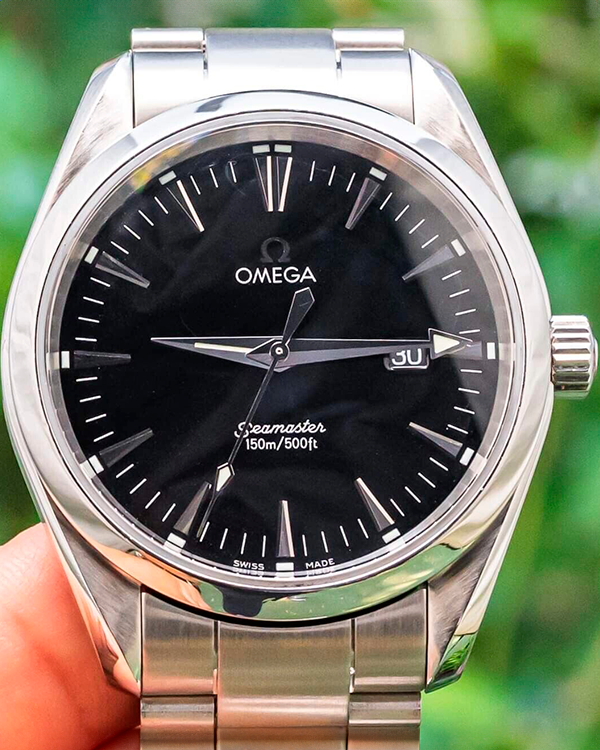 Omega Seamaster Aqua Terra 39.2MM Quartz Black Dial Steel Bracelet (2517.50.00)