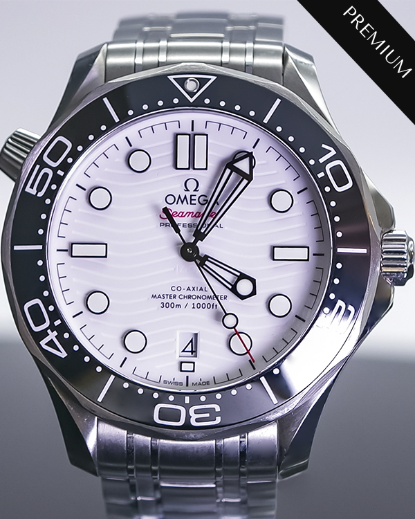 2022 Omega Seamaster Diver 300M 42MM Steel White Dial (210.30.42.20.04.001)