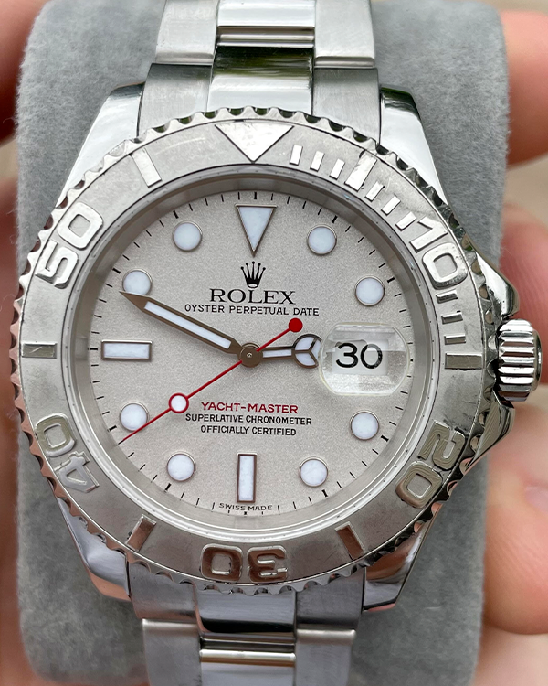 Rolex Yacht-Master 40MM Silver Dial Steel Bracelet (16622)